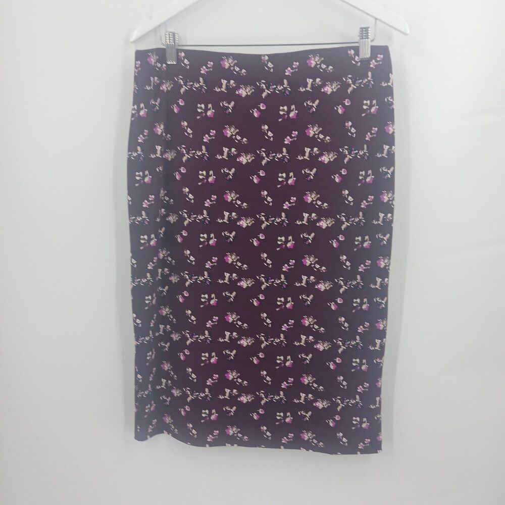 Simply Styled For Sears Floral knee Length Skirt Women's Large Corporatecore